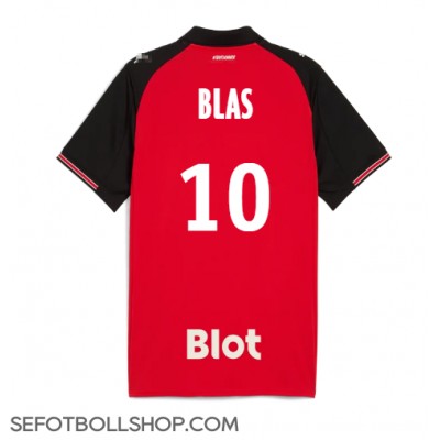 Billiga Stade Rennais Ludovic Blas #10 Hemma fotbollskläder 2025-26 Kortärmad Billiga Stade Rennais Ludovic Blas #10 Hemma fotbollskläder 2025-26 Kortärmad